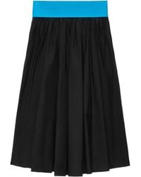 MSGM - Cotton Skirt - Lyst