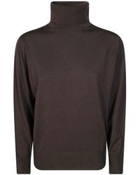 Incotex - Roll-Neck Knitted Sweater - Lyst