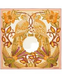 Ferragamo - Printed Silk Foulard - Lyst