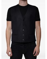 Dolce & Gabbana - Wool Waistcoat - Lyst