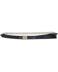 Mastermind Japan - Logo-Jacquard Chain-Link Belt - Lyst