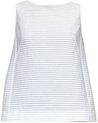 ODEEH - Striped Sleeveless Top - Lyst