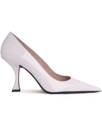 BY FAR - Viva 90mm Patent-leather Pumps - Lyst