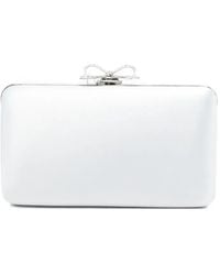 Self-Portrait - Bow-Detail Mini Clutch Bag - Lyst
