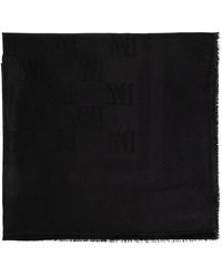 Max Mara - Sciarpa Con Logo Jacquard - Lyst