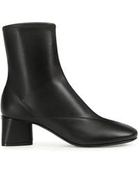 Sergio Rossi - Sr Pilier Leather Ankle Boots - Lyst