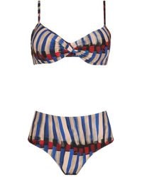 Lygia & Nanny - Verônica Striped Bikini Set - Lyst
