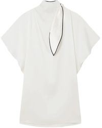 Stella McCartney - Minikleid Mit Stehkragen - Lyst