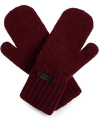 Canada Goose - Moufles En Maille Côtelée À Patch Logo - Lyst