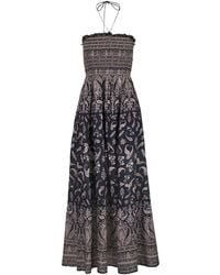 Veronica Beard - Ayanna Midi-Jurk Met Paisley - Lyst