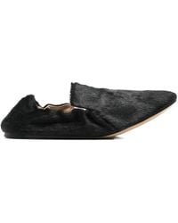 Le Monde Beryl - Fur-Trimmed Loafers - Lyst