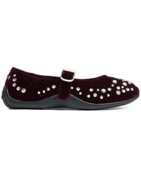 Ash - Mimosa Studded Ballet Flats - Lyst