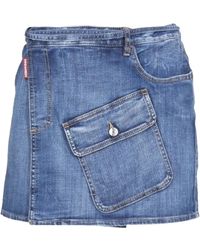 DSquared² - Mini-Rok Met Zak En Strik - Lyst