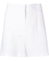 Blanca Vita - Pantalones cortos de vestir de talle alto - Lyst