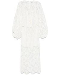 Zimmermann - Coco Lace Midi Dress - Lyst
