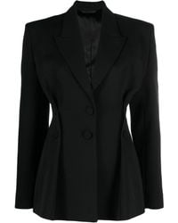 Givenchy - Wool Single-Breasted Blazer Jacket - Lyst