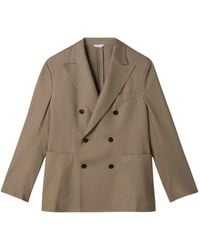 Boglioli - Wollen Blazer Met Dubbele Rij Knopen - Lyst