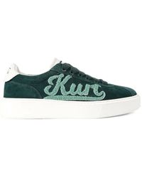 Kurt Geiger - Tufted Lace-Up Albion Retro Sneakers - Lyst