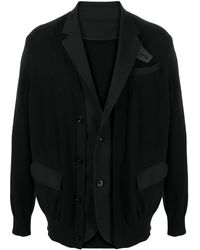Sacai - Layered Button-Front Cardigan - Lyst