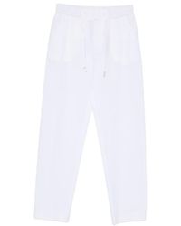 PT Torino - Drawstring Elasticated-Waist Trousers - Lyst