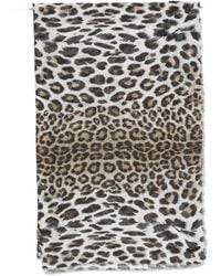 Faliero Sarti - Maculata Leopard-Print Frayed Scarf - Lyst
