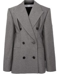 JW Anderson - Blazer Hourglass con doble botonadura - Lyst