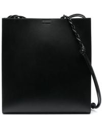 Jil Sander - レザーショルダーバッグ - Lyst
