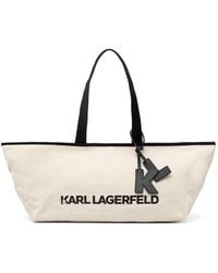 KARL LAGERFELD - Large Elongated Shopper - Lyst