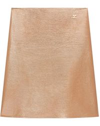 Courreges - Vinyl A-Line Knee-Length Skirt - Lyst