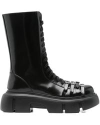 Simone Rocha - Bottines Tracker À Plateforme Et Lacets - Lyst