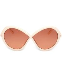 Tom Ford - Oval-Frame Full-Rim Sunglasses - Lyst