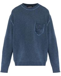 DSquared² - Logo-Embroidered Sweater - Lyst