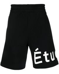 Etudes Studio - Pantalones cortos de deporte con logo estampado - Lyst