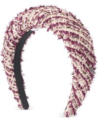 Maison Michel - Miwa Tweed-Effect Headband - Lyst