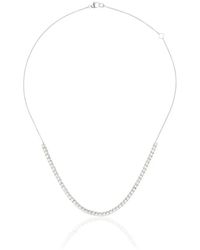 Dana Rebecca - 14Kt And Diamond Half Chain Necklace - Lyst