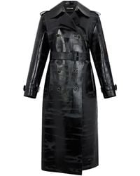 Roberto Cavalli - Gabardina Con Cinturón - Lyst