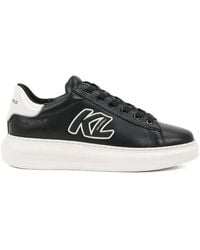 KARL LAGERFELD - Logo-Patch Sneakers - Lyst
