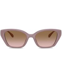 COACH - C Logo-Plaque Cat-Eye Sunglasses - Lyst