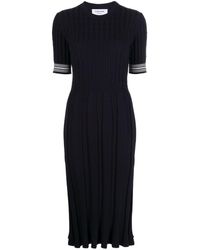 Thom Browne - Cable-knit Cotton Midi Dress - Lyst