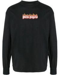 Palm Angels - ロゴ ロングtシャツ - Lyst
