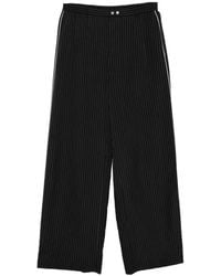 JNBY - Pinstripe Wide-Leg Trousers - Lyst