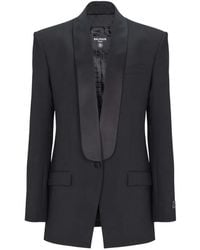 Balmain - Blazer Con Botones Y Cuello Esmoquin - Lyst