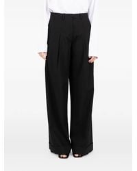 Societe Anonyme - Pleated Wide Trousers - Lyst