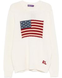 Ralph Lauren - Flag-Detail Sweater - Lyst