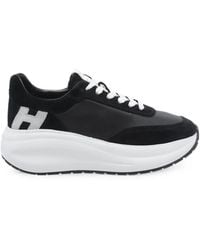 Hogan - Maxi I Logo-Patch Platform Sneakers - Lyst
