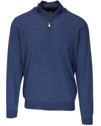 Fedeli - Jersey De Lana Con Media Cremallera - Lyst