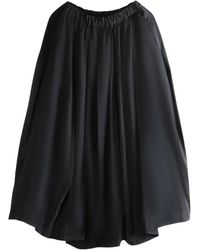 Comme des Garçons - Gathered Midi Skirt - Lyst
