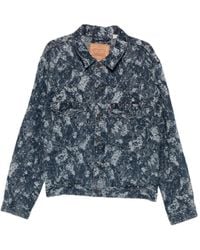 Levi's - Veste En Jean À Effet Usé - Lyst
