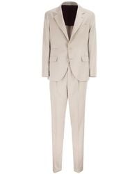 Brunello Cucinelli - Two-Button Pleated Suit - Lyst