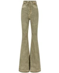 Rick Owens - High-Waisted Flared Jeans - Lyst